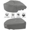 NLQR Front Driver Bottom Replacement Seat Cover Pewter Gray 922
