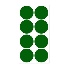 KALYRON 400 pcs Green Dot Stickers 50 mm Round Green Coding Labels Premium Quality for Pricing, Organization & Classroom Use Bulk Pack for Teachers, Retail & Office Supplies
