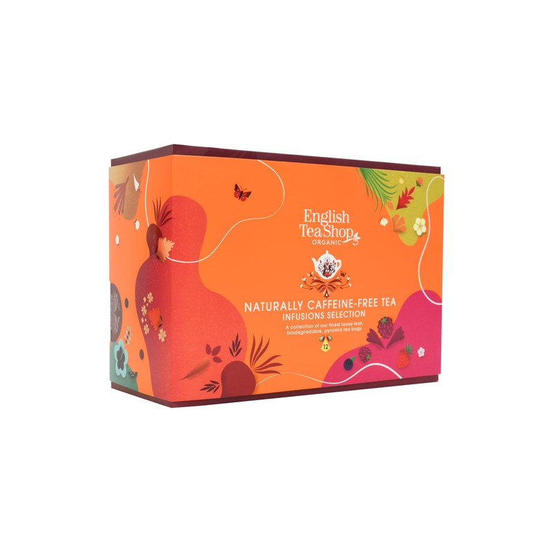 English Tea Shop Organic Caffeine Free Selection - 12 Pyramid