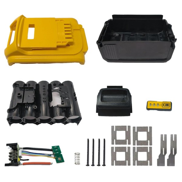 zslitp 10-Cell 18650 Plastic Battery Shell Repair Kit Compatible with