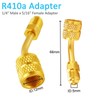 Upgrade Mini Split Adapter, R410a Adapter 5/16" Female Quick Couplers