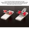 Honing Guide Sharpener Aluminum Alloy Angles Fixed Sharpening Jig for