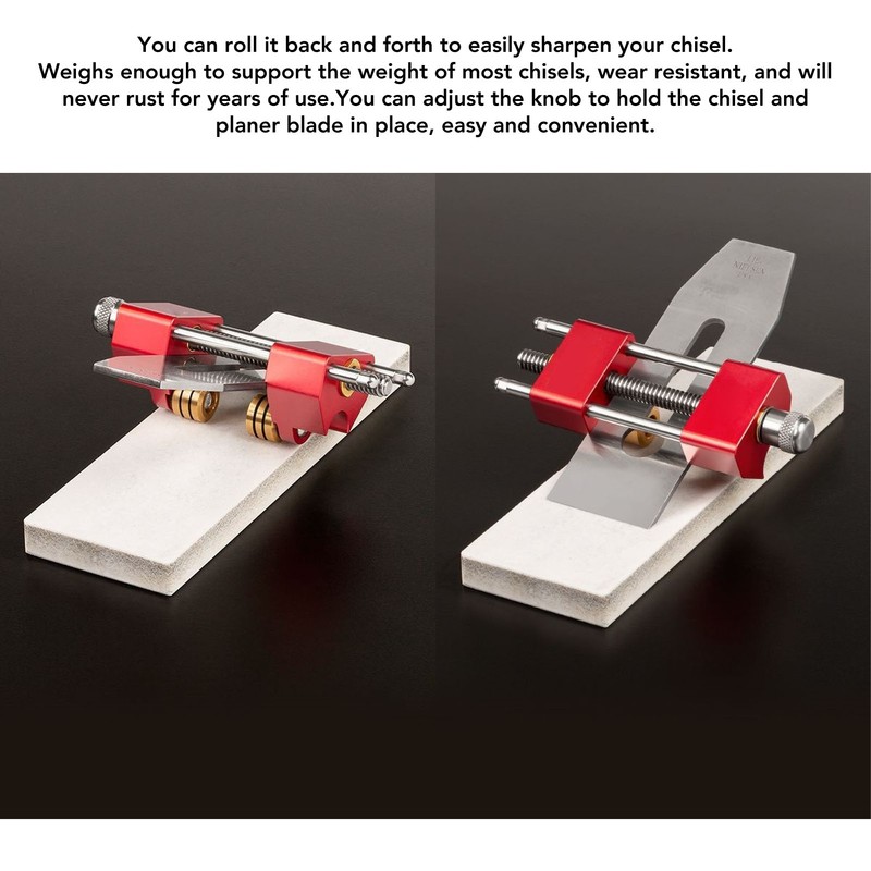Honing Guide Sharpener Aluminum Alloy Angles Fixed Sharpening Jig for