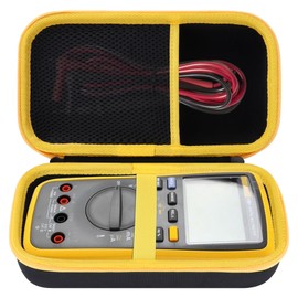 Peyyargo Storage Case Compatible with Fluke Fluke 15B+/17B+ Digital Multimeter (Black+Yellow)