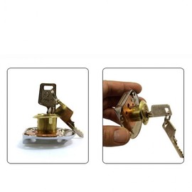 Bulk Order Available Drawer Assembly Key Desk Lock 22mm Height Automatic Closing Device