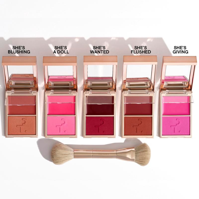 Major Headlines Blush Duo & Dual-Ended Brush Set:_Oh She's Different