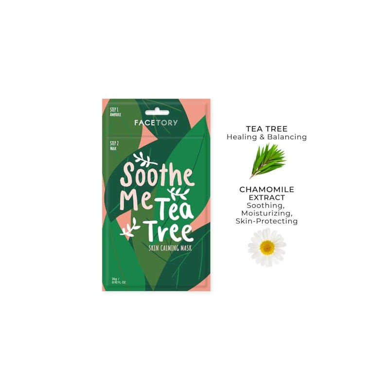 FaceTory Soothe Me - Máscara de árbol de té de