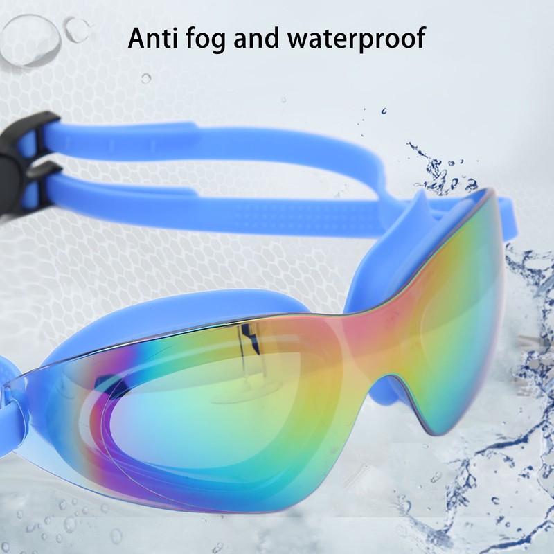 Swimming Goggles Anti Fog No Leaking Silica Gel Swim Glasses