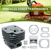 DUZFOREI 503 75 81 72 52mm Cylinder Piston w/Muffler Intake