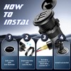 12V USB Outlet Wire USB Charger, 3 Port 12V/24V Charger