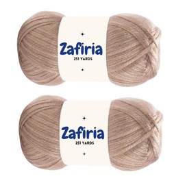 251 Yards Pack 2 Art of Yarn Crochet Knitting Metallic Sheen Soft Worsted 3 Baby Chunky Plush Acrylic 9% Wool - 21% Acrylic - 70% Polyamide 100grx2 3.5 oz 251yardsx2 Shiny Sparkle 282