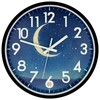 JoFomp Glow in The Dark Wall Clocks Battery Operated, 12