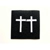 TH Set of 2 Tiny. Mini White Cross Logo Biker