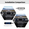RT-TCZ Center Console Air Conditioner Vent Trim Cover Aluminum Alloy
