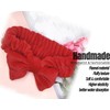 Spa headband, bowknot headband in Rose Red, reusable, soft and