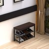 Simple Houseware Entryway Shoe Rack Bench Storage Organizer