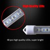 Ampper 12V Van Interior LED Light Bar, 48 LEDs Interior