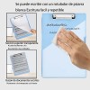 Portapapeles Papeleta Almacenamiento Papeles Con 2 Capa
