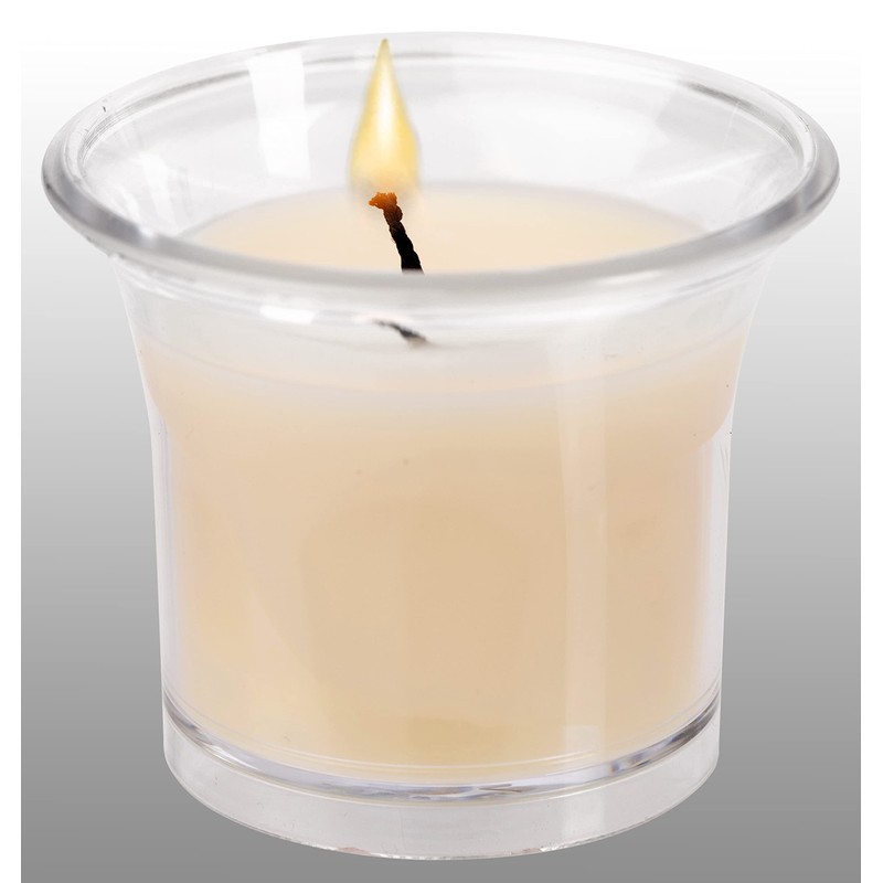 HYOOLA Clear Cup Scented Votive Candles - Vanilla - 12