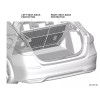 Honda 2022-2025 Genuine Honda Civic Hatchback Rear Seat Back Protector