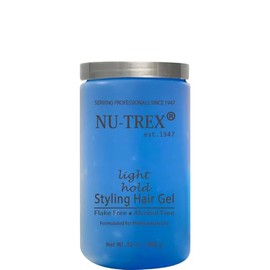NU-TREX Styling Hair Gel 32oz Light Hold (Blue) Water Base. Manufacturer Direct