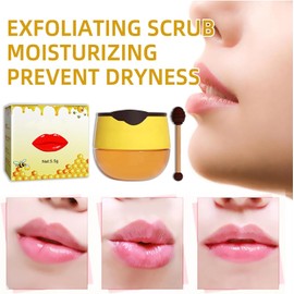 Bálsamo Labial de Propóleo 5.5g Cera, Mascarilla Nocturna para Labios