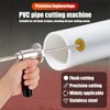 PVC Inside Pipe Cutter, Including Diamond Grit Wheel & Handle