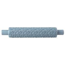 Zenker 44970 Fondant Embossing Roller, Plastic, blue