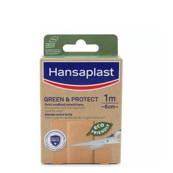 Hansaplast Green & Protect, 1m x 6cm