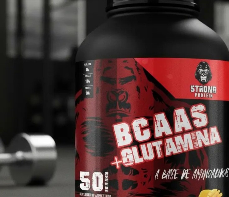 Bcaas  Glutamina Strong Protein 1kg Varios Sabores