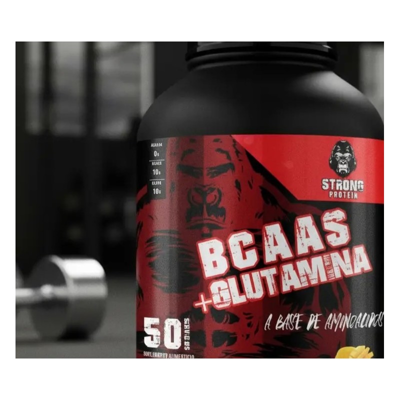 Bcaas Glutamina Strong Protein 1kg Varios Sabores