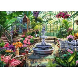 Schmidt Spiele 58633 Victorian Greenhouse Jeff Hayne 1000-Piece Jigsaw Puzzle