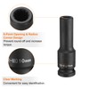 HARFINGTON 12-Point Deep Impact Socket 1/2 Inch Drive 10mm Metric