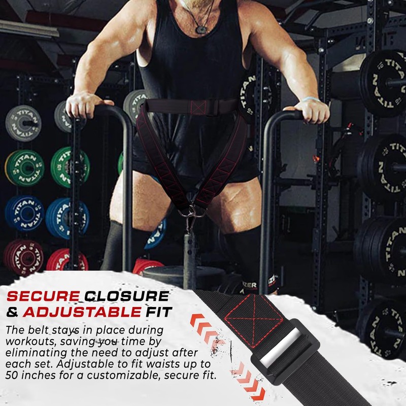 Belt For Belt Squats, Rack Attachment & Squat Machine, Weight
