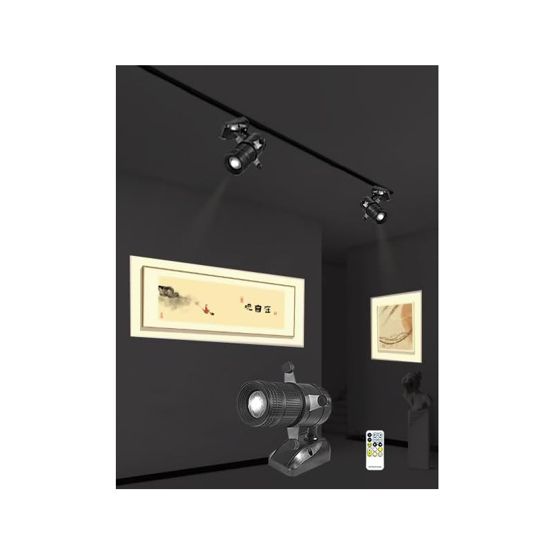LED Shapeable Spotlight with Adjustable Stand,SENLAN spot Light for Gallery,muserm,Concert,Stage