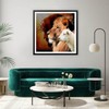 Cross Stitch Kits Religion Jesus Lion and Lamb 38x38cm for