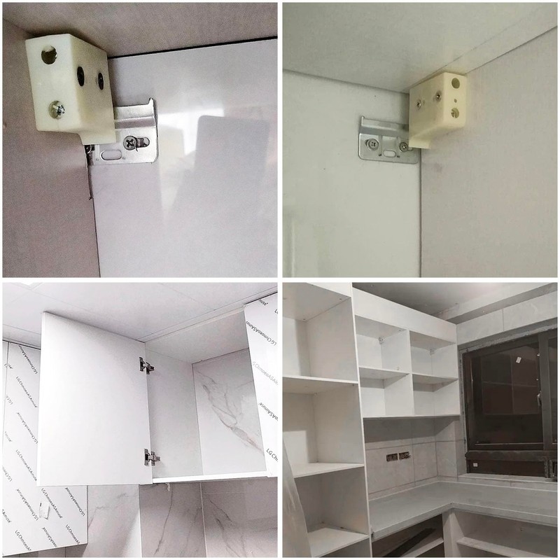 ITROLLE 4PCS Heavy Duty Kitchen Wall Unit Cabinet Plates Universal