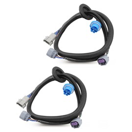 Headlight Wiring Harness Fit for Peterbilt 386 (2005-2015)/387 (1999-2010), Replace 61A3002-0474, 1-34267, 2PCS