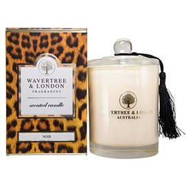 Wavertree & London Organic Noir Scent Soy Wax Candle | Non Toxic 100% Cotton Wick Triple Scented Pure Natural Soy Wax Candles, Hand Poured in Australia | 60 Hours Burning Time, 11.66 Oz