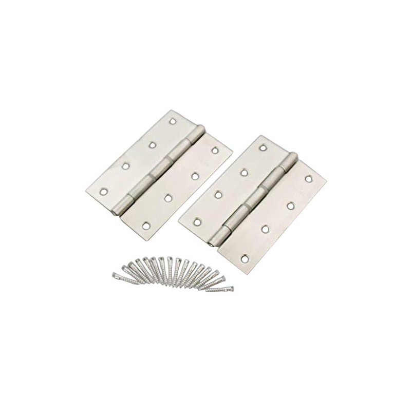 High Logic 72605 Stainless Steel Hinge, 4.0 inches (102 mm)