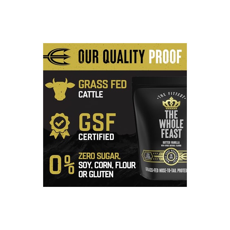 El Polvo de Proteína de Carne Entero Más Fitest Feast