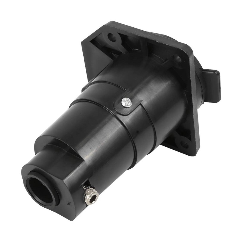 X AUTOHAUX 7 Way Round Car Trailer RV Plug Female