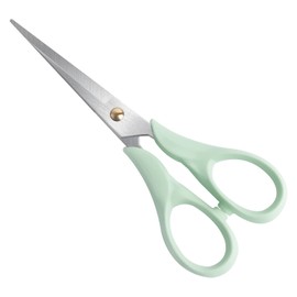 Creechwa Craft Scissors, Stainless Steel Blade with Acrylic Handle, All Purpose Scissor for Office, School, Home, Fabric Shears, Tijeras