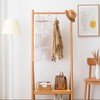 Hanging Closet Organizer 3 Tier Pink Storage Shelf Minimalist Grid