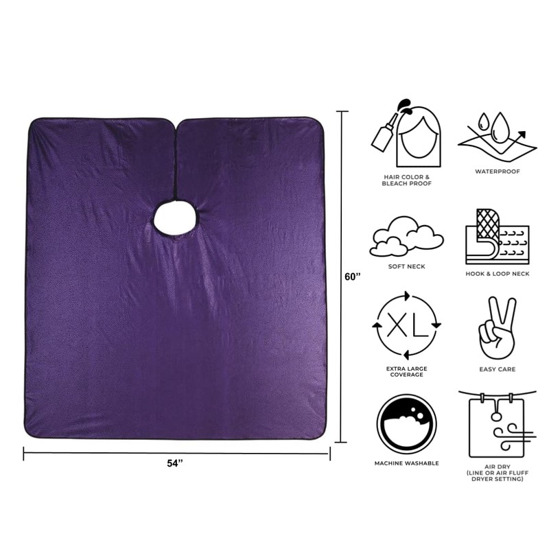 Cricket Encore All Purpose Professional Salon Cape – Waterproof Bleach