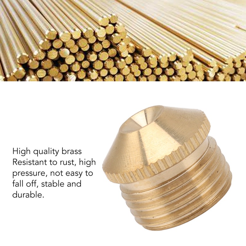 10pcs Brass Misting Nozzles Fog Sprinkler Head for Factory Site