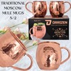 Orrizen - Copper cups 100 pure copper for drinking copper