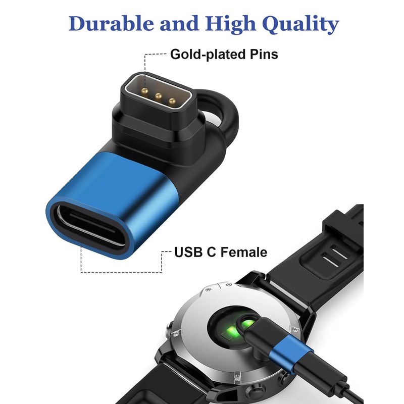Portable Charger for Coros Pace 3/Pace 2/Apex 2/Vertix Smartwatch, USB