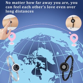 INOWL Long Distance Touch Bracelets, Remote Intelligent Matching Couple Bracelets,Bracelets Jewelry new33