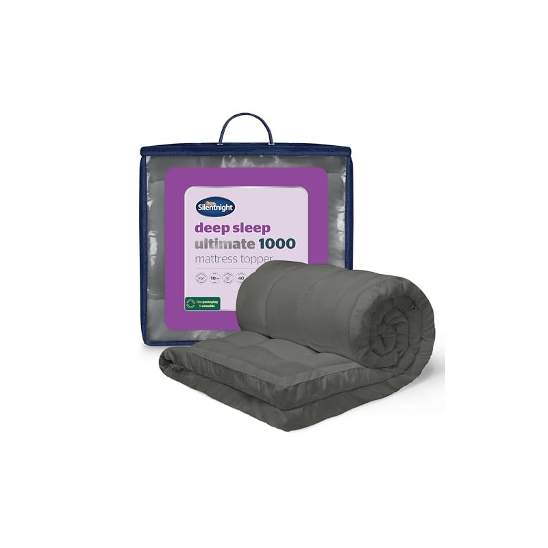 Silentnight 10cm Mattress Topper Double Bed Ultimate Deep Sleep -